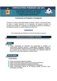 Especialidad Enfermería Pediátrica