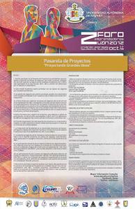 Convocatoria Pasarela de proyectos 2012