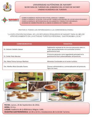 Conferencia sobre aprovechamiento de los recursos pesqueros en la gastronomía local