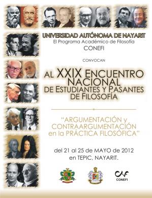 Encuentro Nacional de estudiantes y pasantes de Filosofía 2012