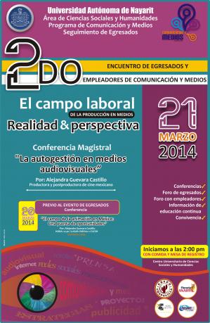 cartel 2do encuentro de egresados cucsh
