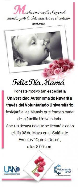 Festejo día de las madres Voluntariado UAN
