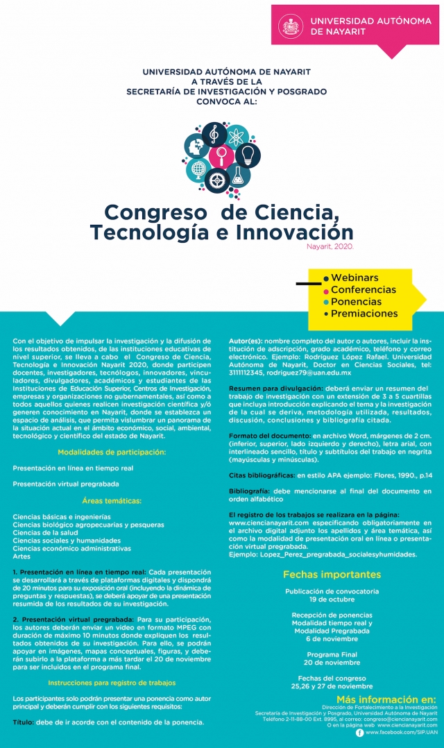 Congreso de Ciencia Tecnología e Innovación 2020