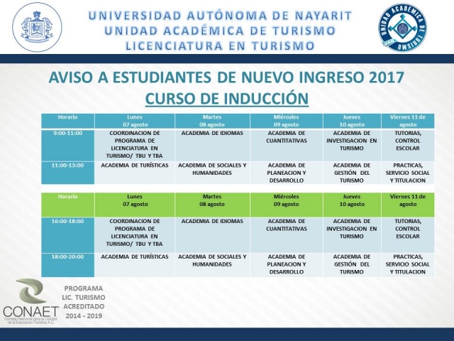 Licenciatura en Turismo