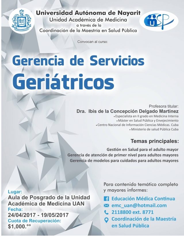 Curso Geriatría 