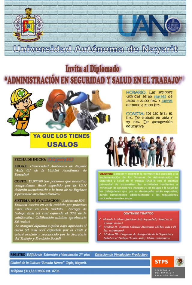 Diplomado Administración en seguridad y salud en el trabajo