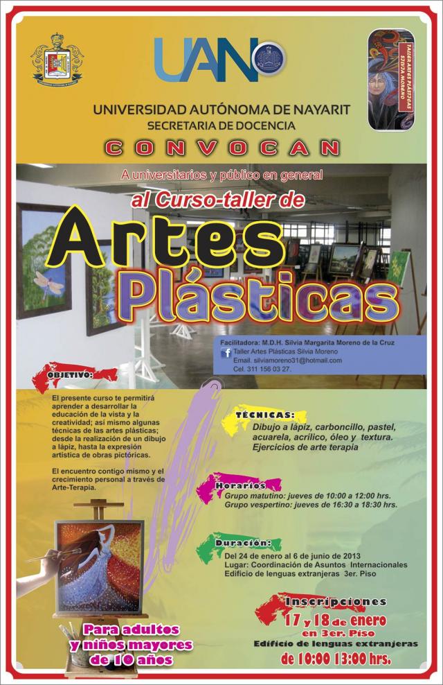 Convocatoria Curso-taller de Artes Plásticas 2013
