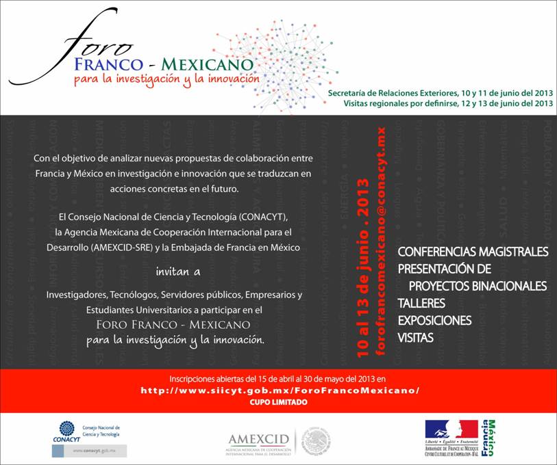 Foro franco-mexicano para la investigación y la innovación